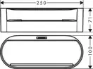 Кошик для зберігання Hansgrohe WallStoris глибока, Matt Black (27912670)