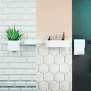Полиця глибока Hansgrohe WallStoris 25,0 x 10,0 x 7,1 см, Matt White (27912700)