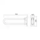 Поручень 70 см LEHNEN CONCEPT (L60402000) KOLO