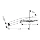 Ручний душ Axor 120 3jet, Brushed Brass (26050950)