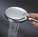Ручний душ Grohe Rainshower Smartactive 130 з 3 режимами струменя, хром (26544000)