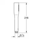 Ручний душ Grohe Euphoria Cosmopolitan, графіт матовий (27400AL0)