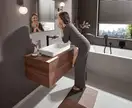 Лейка для душа Hansgrohe Pulsify Select (цвет - чёрный матовый), 3 вида струи Activation (24100670) фото 3 Aquada.com.ua