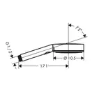 Ручний душ Hansgrohe Pulsify Select Activation 105 3jet, білий матовий (24100700)