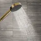Лійка для душу Hansgrohe Pulsify Select (колір - шліфована бронза), 3 види струменя Relaxation 24110140