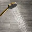 Лійка для душу Hansgrohe Pulsify Select (колір - шліфована бронза), 3 види струменя Relaxation 24110140