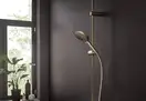 Лейка для душа Hansgrohe Raindance Select S PowderRain (цвет - шлифованная бронза), 3 вида струи 26014140