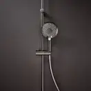 Лейка для душа Hansgrohe Raindance Select S PowderRain (цвет - шлифованный чёрный хром), 3 вида струи 26014340