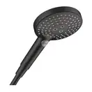 Лейка для душа Hansgrohe Raindance Select S PowderRain (цвет - чёрный матовый), 3 вида струи 26014670