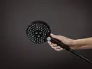 Лейка для душа Hansgrohe Raindance Select S PowderRain (цвет - чёрный матовый), 3 вида струи 26014670