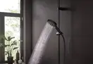 Лейка для душа Hansgrohe Raindance Select S PowderRain (цвет - чёрный матовый), 3 вида струи 26014670