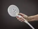 Лейка для душа Hansgrohe Raindance Select S PowderRain (цвет - белый матовый), 3 вида струи 26014700