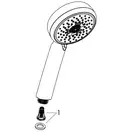 Ручний душ Hansgrohe MyClub 100 Multi, білий/хром (26681402)