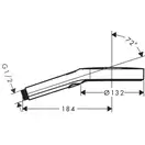 Лійка для душу Hansgrohe Rainfinity 130 3jet EcoSmart (колір - шліфована бронза) 26865140