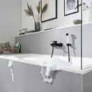 Ручний душ дитячий Hansgrohe Jocolino 2Jet zebra, білий/чорний (28787640)