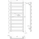 Genesis Aqua Полотенцесушитель Basis (10003)