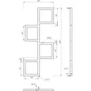Genesis Aqua Электрический полотенцесушитель Genesis-Aqua Fito 120x53 см, белый (46032)