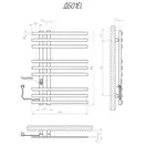 Рушникосушарка KOSSER Браш 800х600 EL (ДБ01EL)
