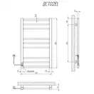 Рушникосушарка KOSSER Степ 800х500 EL (ДСТ02EL)