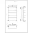 Рушникосушарка KOSSER Скоба 700х430/6 (ДС03)