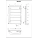 Рушникосушарка KOSSER Мікс 800х530/7 ЕR рег. (ДМ07ER)