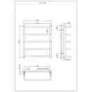 Рушникосушарка KOSSER Скоба 600х530/5 (ДС08)