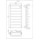 Рушникосушарка KOSSER Мікс 1000х530/9 (ДМ09)