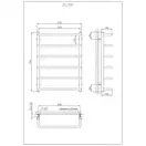 Рушникосушарка KOSSER Скоба 700х530/6 (ДС09)