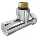 Кран кутовий Laris 1/2" - 3/4" Звичайний + ексцентрики 2шт. (LX-8202) (71401041)