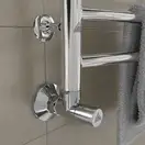 Кран кутовий Laris 1/2" - 3/4" Звичайний + ексцентрики 2шт. (LX-8202) (71401041)