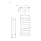 Рушникосушка 960x500 Simple WGSIM096050KRGRSX Terma