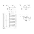 Рушникосушка 1310х500 Zigzag WGZIG131050KIHESX Terma