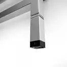 Электрический полотенцесушитель Terma ZigZag в комплекте с тэн 50 x 131h см, белый матовый (WLZIG131050/CR/ONE) фото 2 Aquada.com.ua