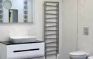 Электрический полотенцесушитель Terma ZigZag в комплекте с тэн 50 x 131h см, белый матовый (WLZIG131050/CR/ONE) фото 3 Aquada.com.ua