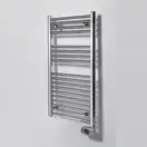 Полотенцесушитель електричний Zehnder Aura 1226х500мм, 300 Вт, хром (PBECZ-120-50-MQ)