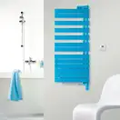 Полотенцесушитель електричний Zehnder Roda Twist Spa Air 968x550 500 Вт лівобічний, синій RAL 5002 (ROEL-100-55 / IPS RAL 5002) (ROEL-100-55_IPS  RAL 5002)
