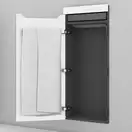 Мультифункціональний блок Zehnder Zenia 1000х450 1000/225 Вт, петлі зліва, чорний (ZENLB-100-045/X) (ZENLB-100-045_X)