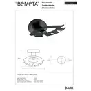 Тримач Dark 104110030 зубної щітки Bemeta Чехія
