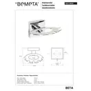 132110032 Beta Тримач зубних щіток  Bemeta  Чехія (132110032)