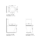 Кришка для унітазу Flaminia APP 42x37 h2.5 cм, slim short soft-closing, Carbone (APCW07) (APCW07CAR)