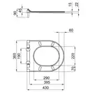 Сиденье для унитаза Qtap (Virgo) с микролифтом Slim QT99HY2111W