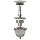 Донный клапан для умывальника REA KLIK-KLAK NIKIEL BRUSHED (REA-A6000)