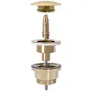 Донный клапан для умывальника REA KLIK-KLAK BRUSHED GOLD золотой матовый (REA-A8585)