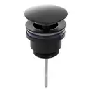 Донний клапан для ванни Yoka KLIK-KLAK BLACK черный (BK.POP-71-BLK)