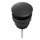 Донний клапан для ванни Yoka KLIK-KLAK BLACK черный (BK.POP-71-BLK)