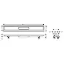Дренажный канал 80 см Hansgrohe uBox universal (без корпуса) (56012180) фото 2 Aquada.com.ua