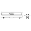 Дренажный канал 90 см Hansgrohe uBox universal (без корпуса) (56013180) фото 2 Aquada.com.ua