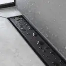 Верхня частина Hansgrohe RainDrain Matc для каналу 100 см, Matt Black (56041670)