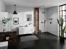 Внешняя часть трапа для душа, укорачиваемого 120 см Hansgrohe RainDrain Flex (чёрный матовый) 56054670