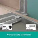Трап для душа под плитку Hansgrohe RainDrain Compact Flat 80 см 56167000